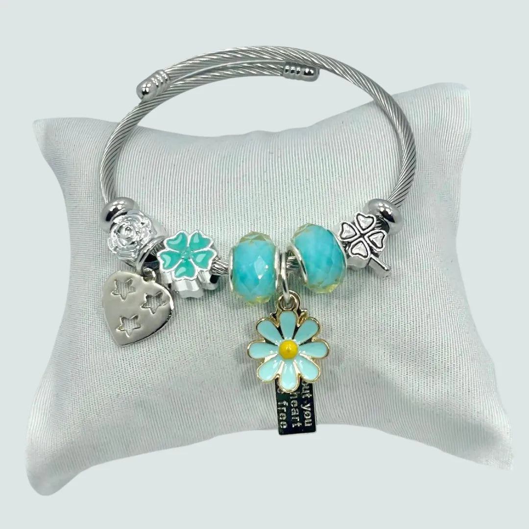 Brazalete Margarita azul
