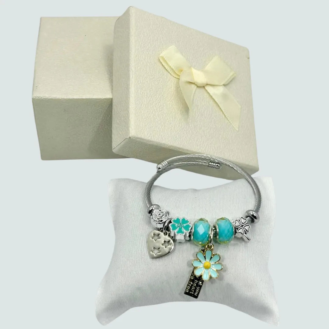Brazalete Margarita azul