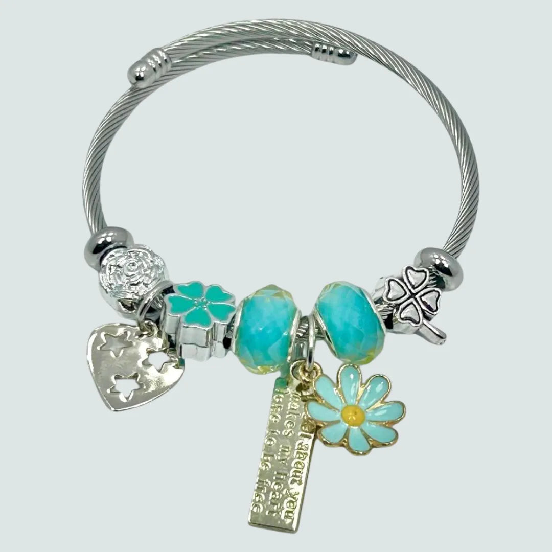 Brazalete Margarita azul