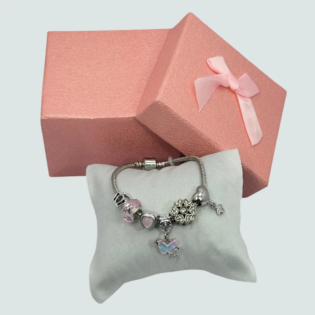 Brazalete Mariposa Corazon