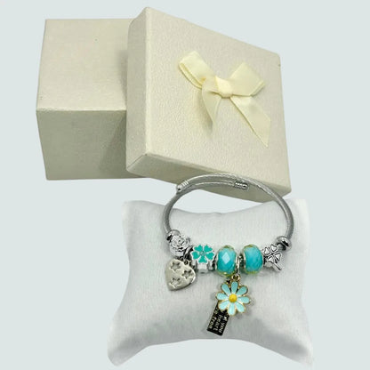 Brazalete Margarita azul