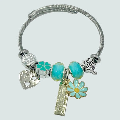 Brazalete Margarita azul