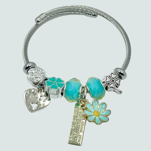 Brazalete Margarita azul